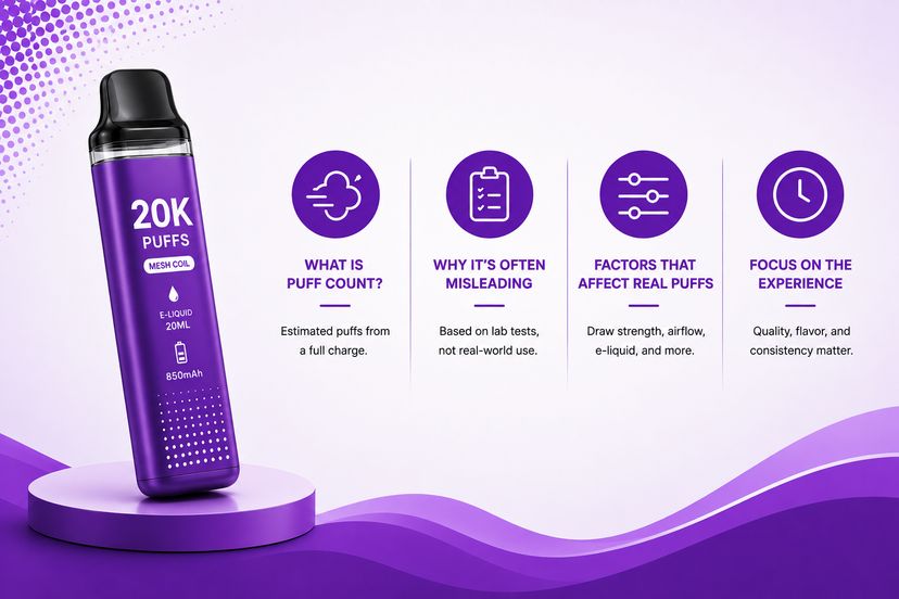 How to Read a Vape Product's Puff Count (And Why It's Often Misleading)
